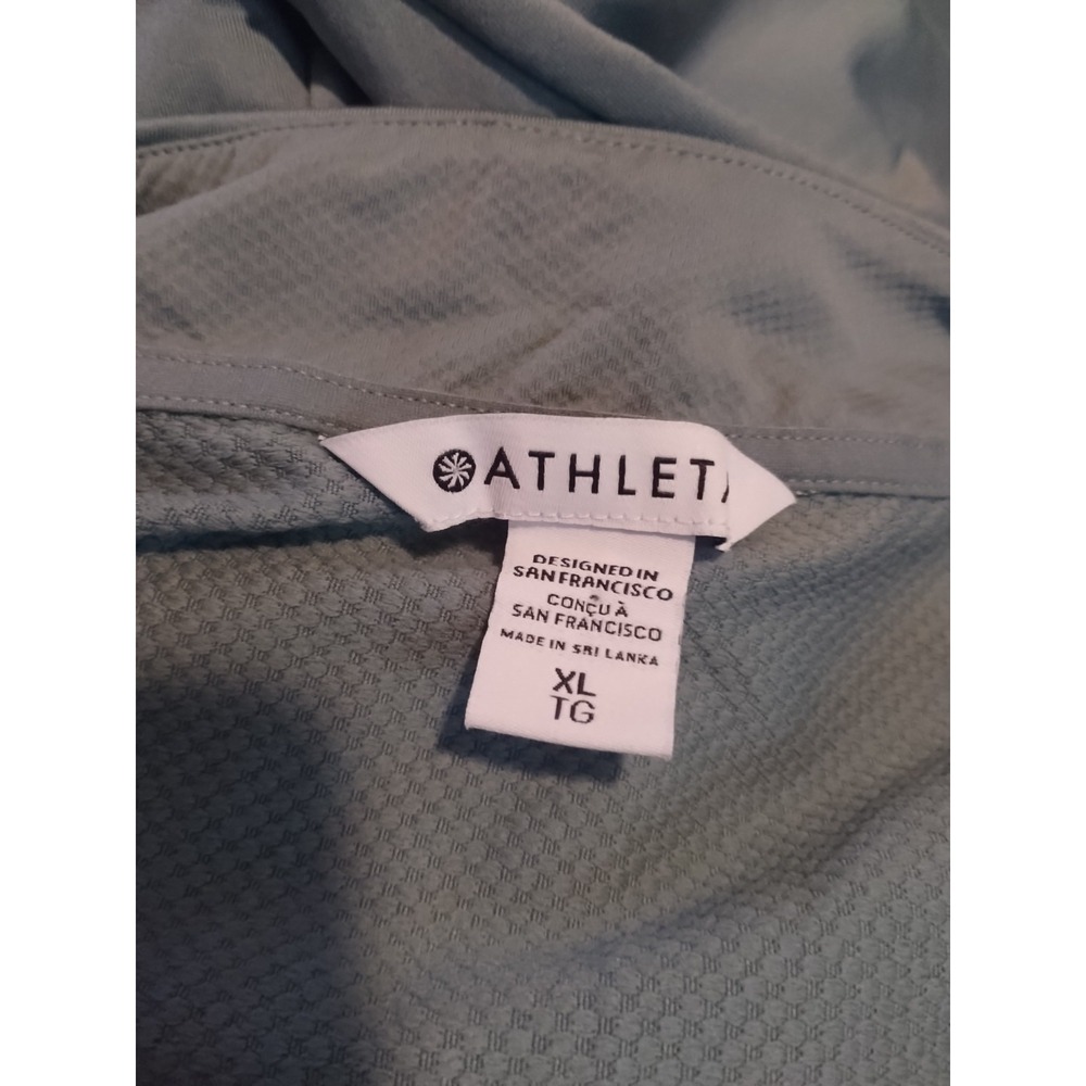 Athleta Womens‎ XL Whistler Half Zip Pullover in Sage Activewear - Picture 6 of 8